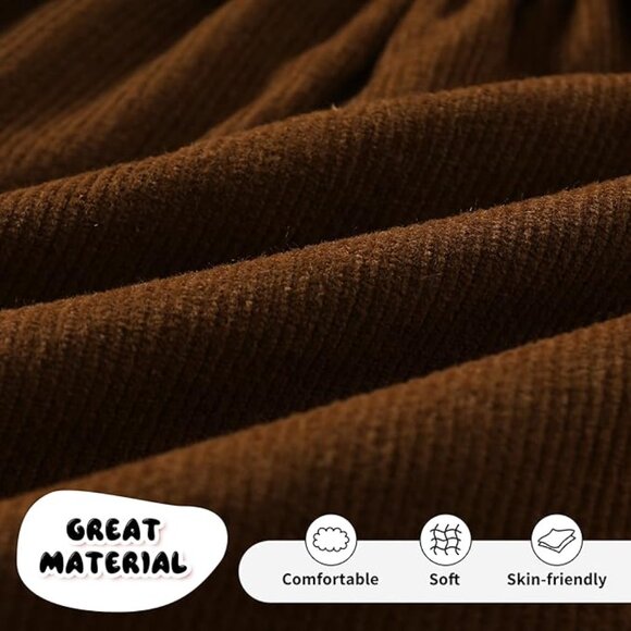 NEW! Baby Boy Girl Overalls Newborn Infant Corduroy Suspender Pants Turkey 😊 - Picture 4 of 5